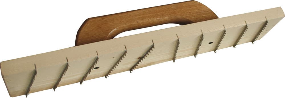 Škrabák na pórobeton dřevěný, 450x100mm, 10 pilových listů