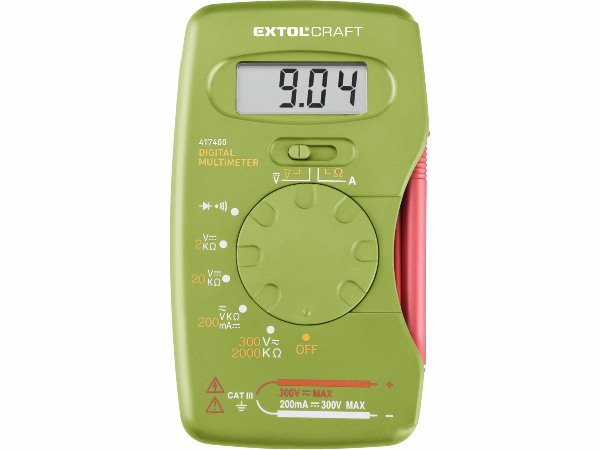 Multimeter digitální s automatickou volbou rozsahů (417400)