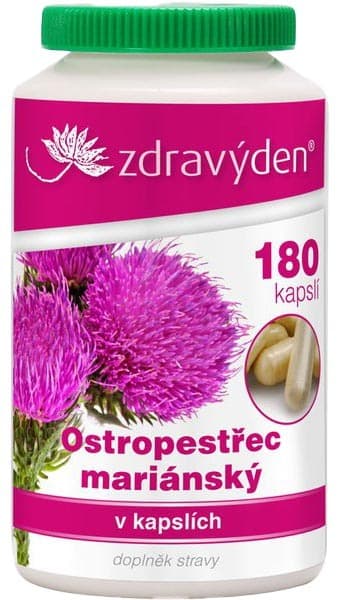 Ostropestřec mariánský 180 kapslí