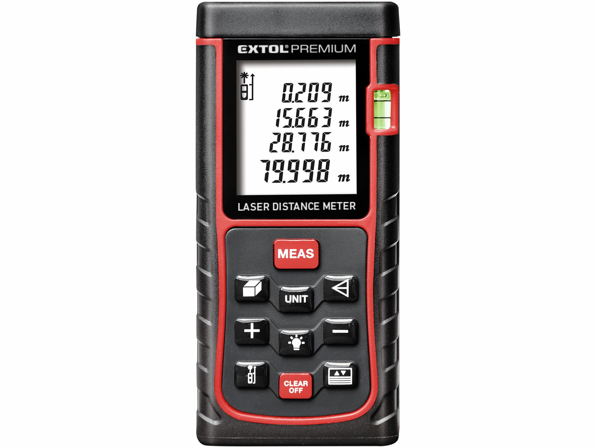 Měřič vzdálenosti laserový, 0,05-80m