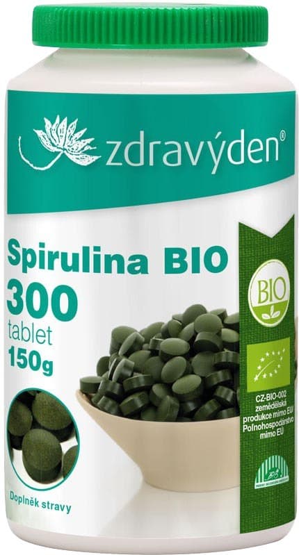 Spirulina BIO tablety, 300 tablet