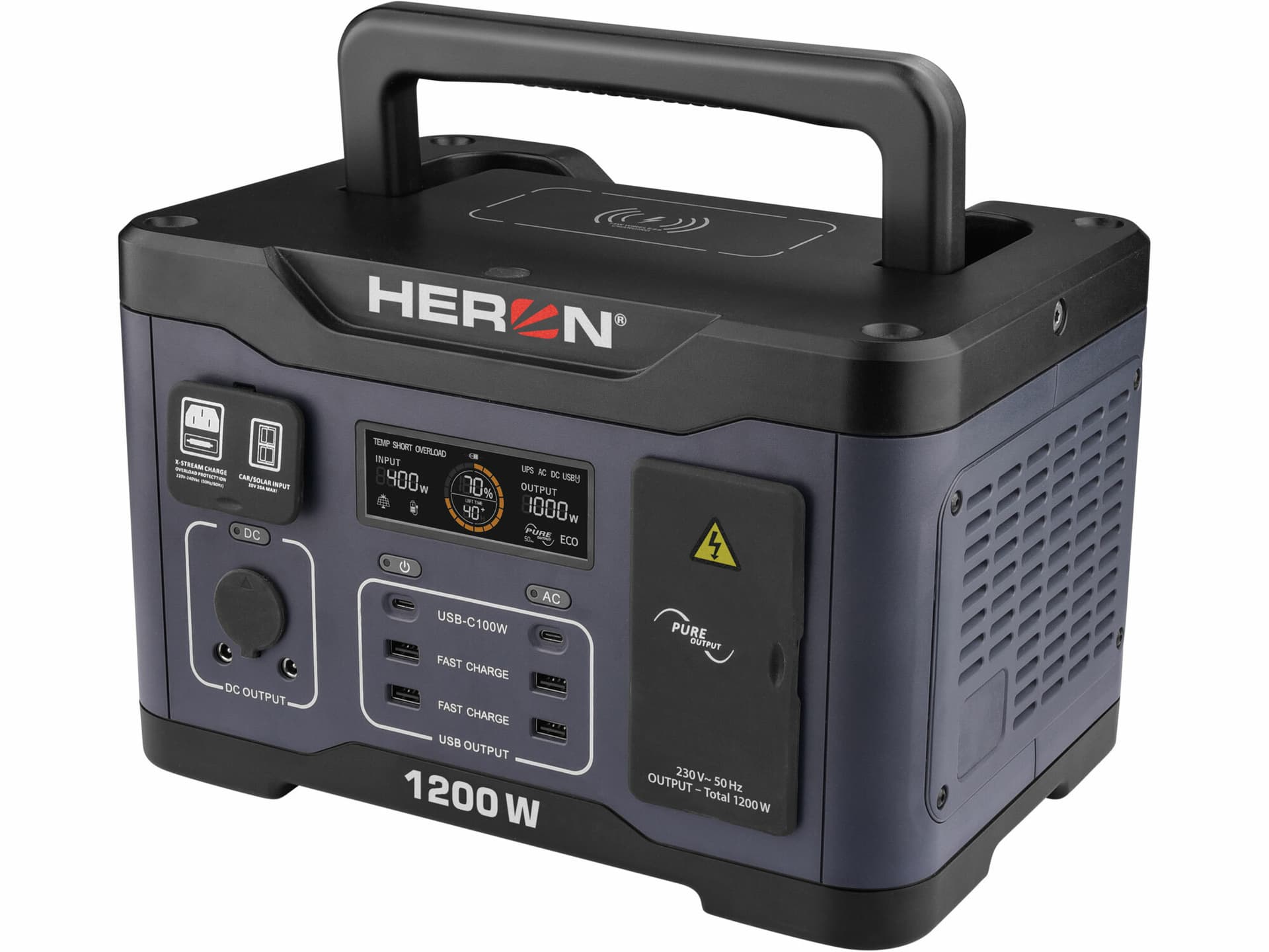 Stanice nabíjecí akumulátorová, 230V/1200W, 921Wh, LiFePo4, USB