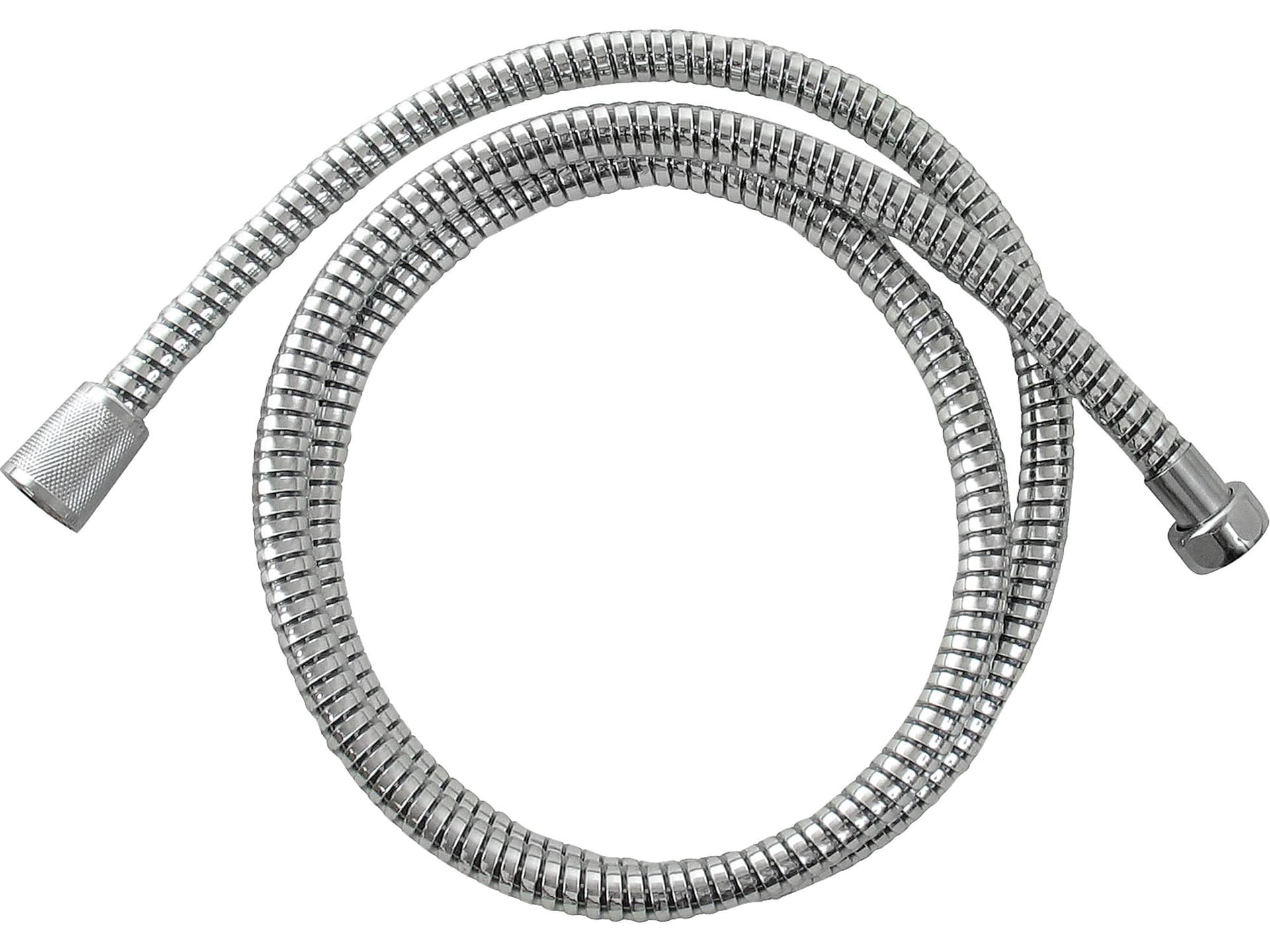 Hadice sprchová PVC, 1,5m, černo-stříbrná (630228)