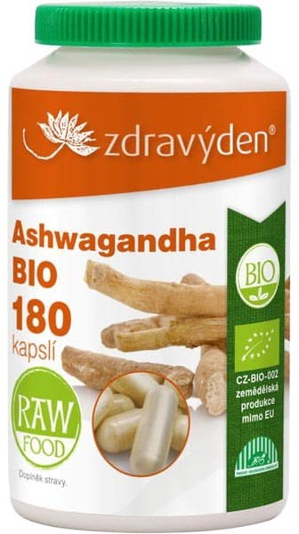 Ashwagandha BIO 180 kapslí