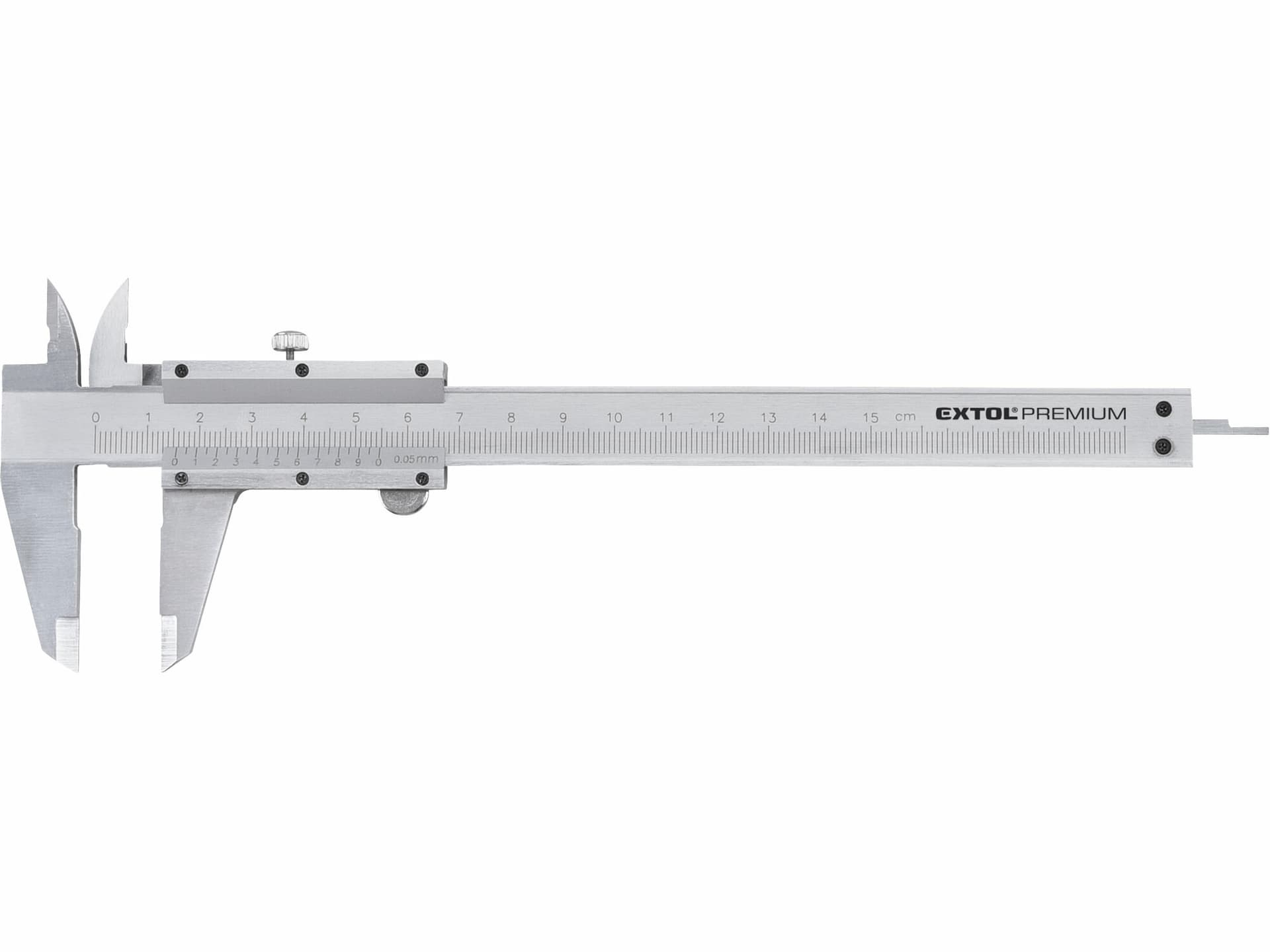 Měřidlo posuvné kovové, 0-150mm, plastové pouzdro