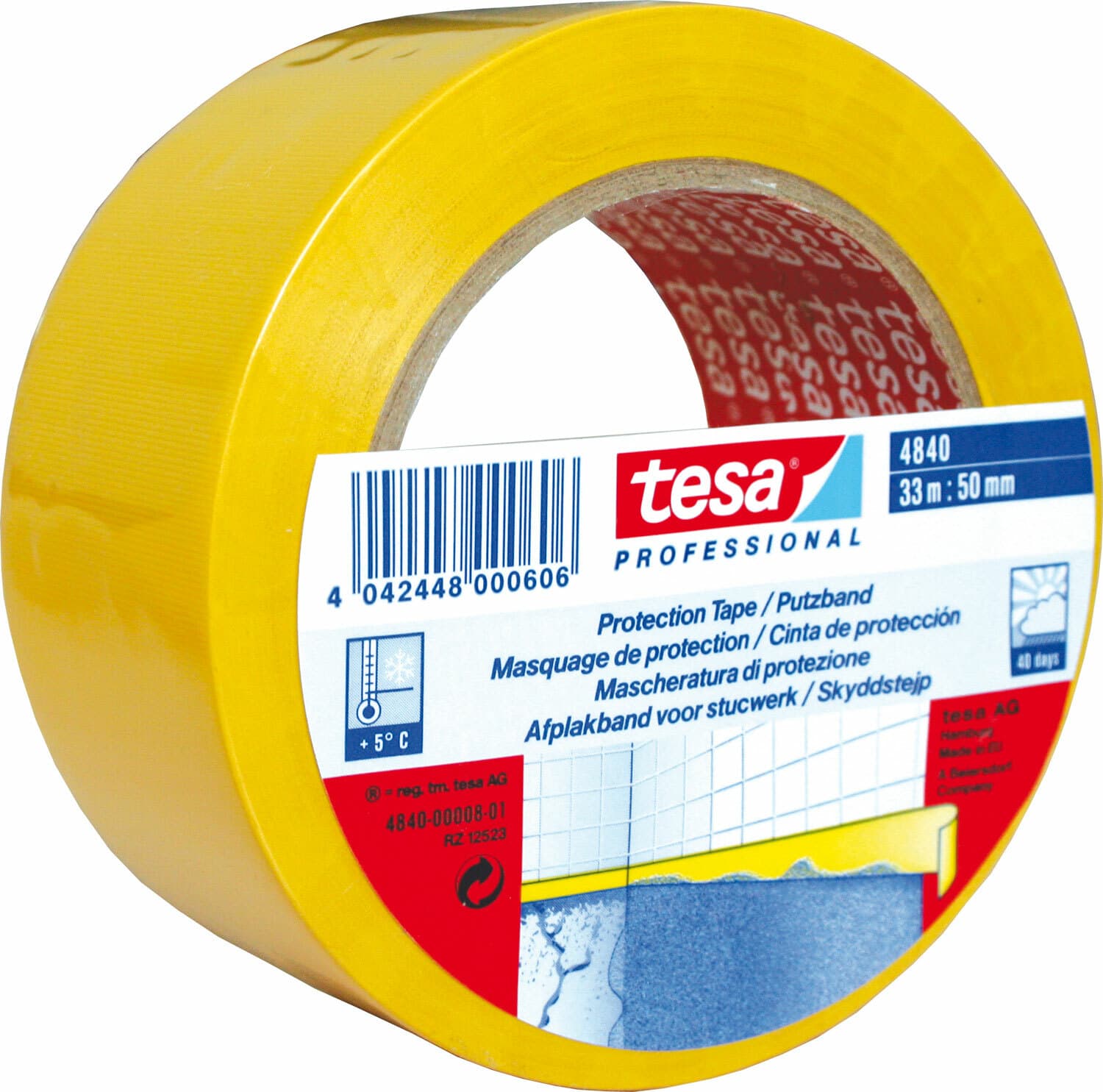 Páska lepicí maskovací 67001, 50mmx33m, nosič PVC, UV 6t