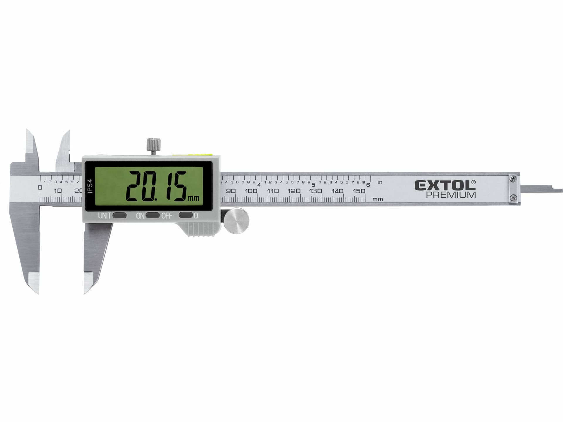 Měřidlo posuvné digitálně, 0-150mm, rozlišení 0,01mm, přesnost 0,02mm, USB výstup