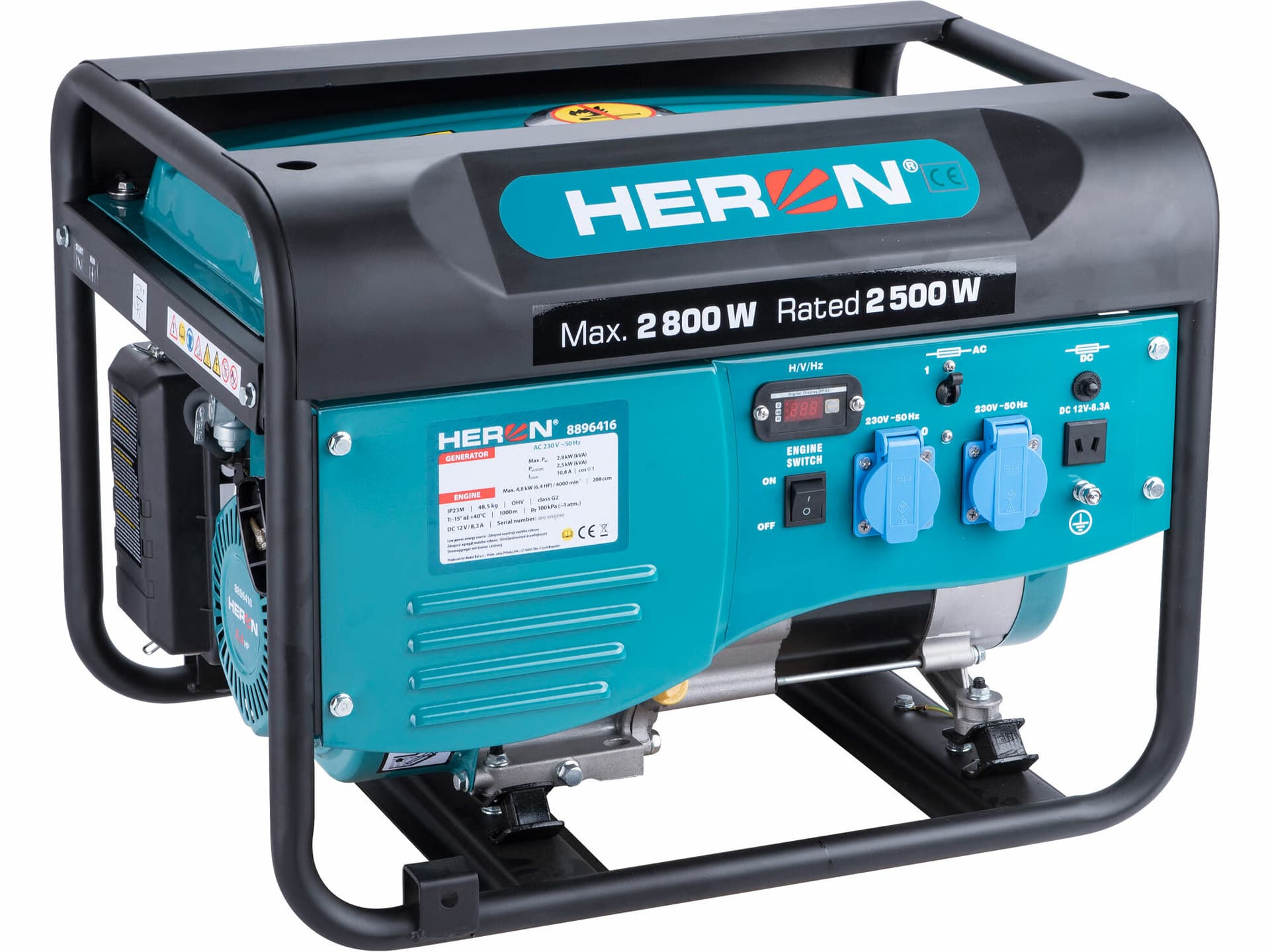 Elektrocentrála rámová benzínová 1F, 2,8kW
