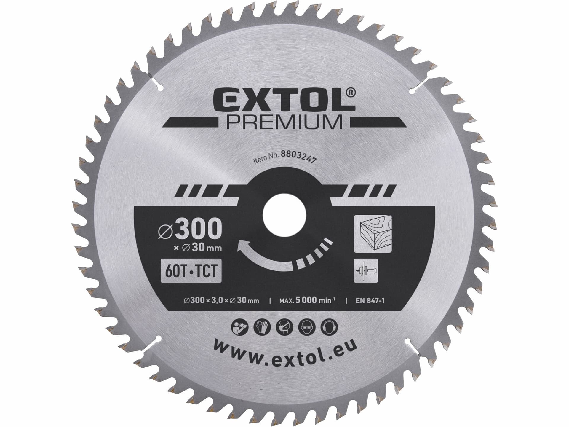 Kotouč pilový s SK plátkami, Ø300x3,2x30mm, 60z