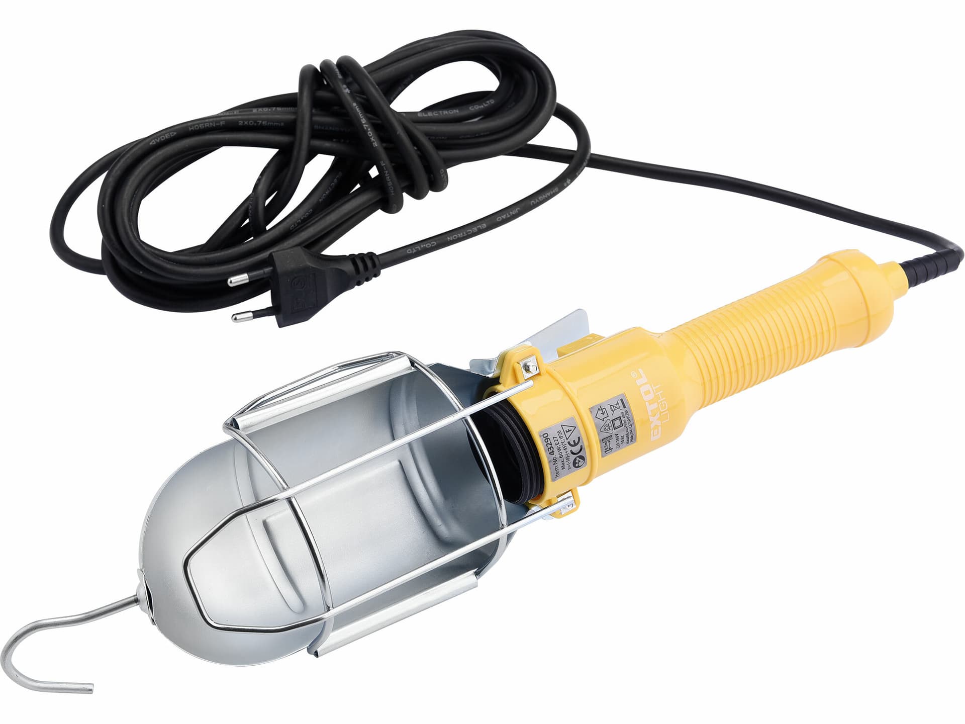 Svítidlo pracovní IP20, max. 60W, 230V, 5m kabel