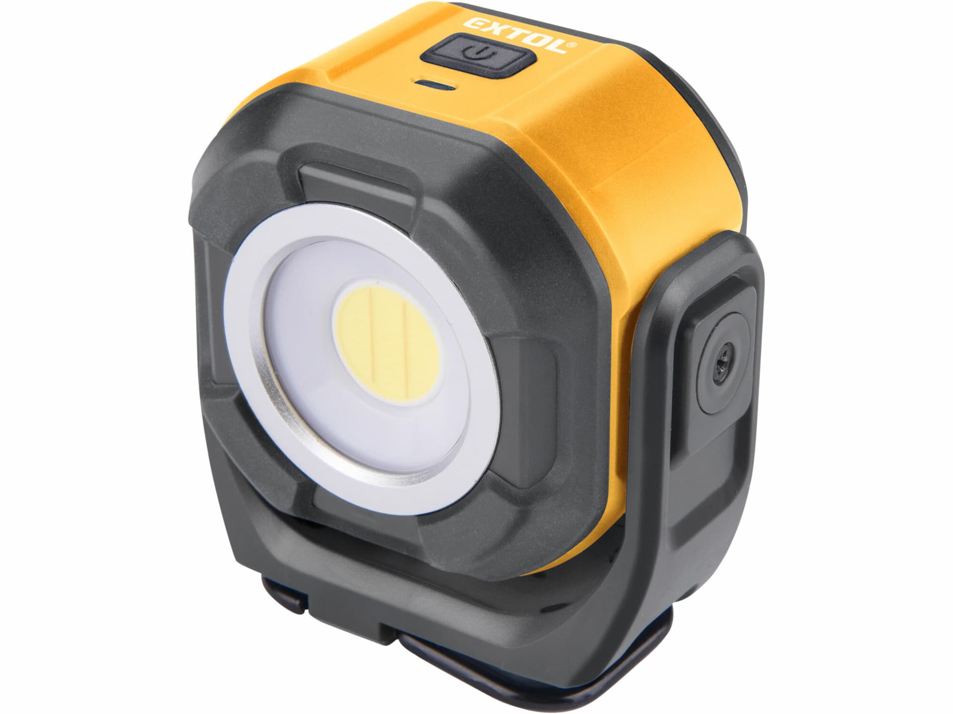Svítidlo oboustranné nabíjecí, 500lm/500lm, 3,7V/2Ah, otočné, magnet, hák, závit