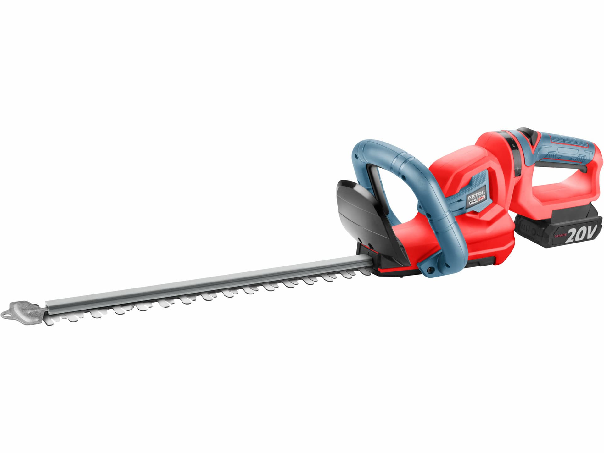 Nůžky na živý plot Share20V, 1x 2Ah Li-ion, 2,4A nabíječka, lišta 460mm, max. 16mm