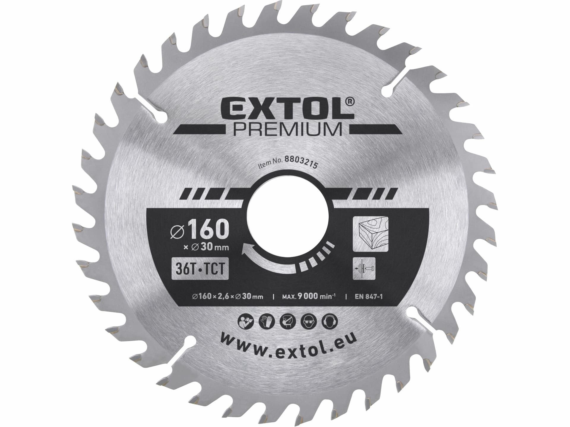 Kotouč pilový s SK plátky, ø160x2,8x30mm, 36z