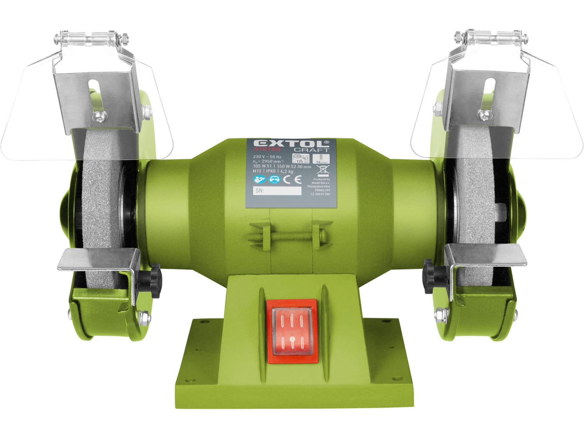 Bruska dvoukotoučová, příkon 150W, kotouč 125mm