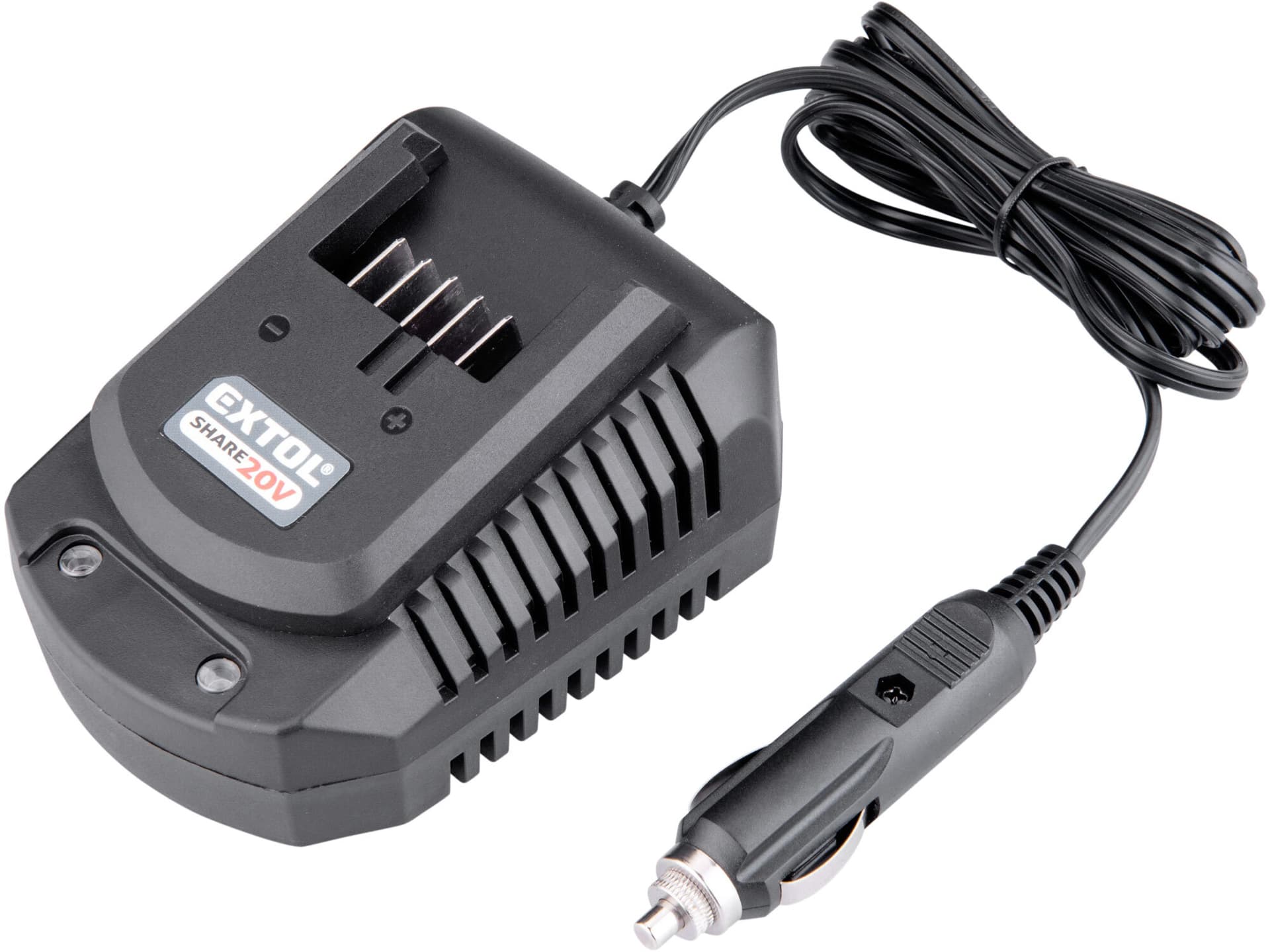 Nabíječka akumulátorů Share20V do auta, 12V/2,2A, pro 889188x