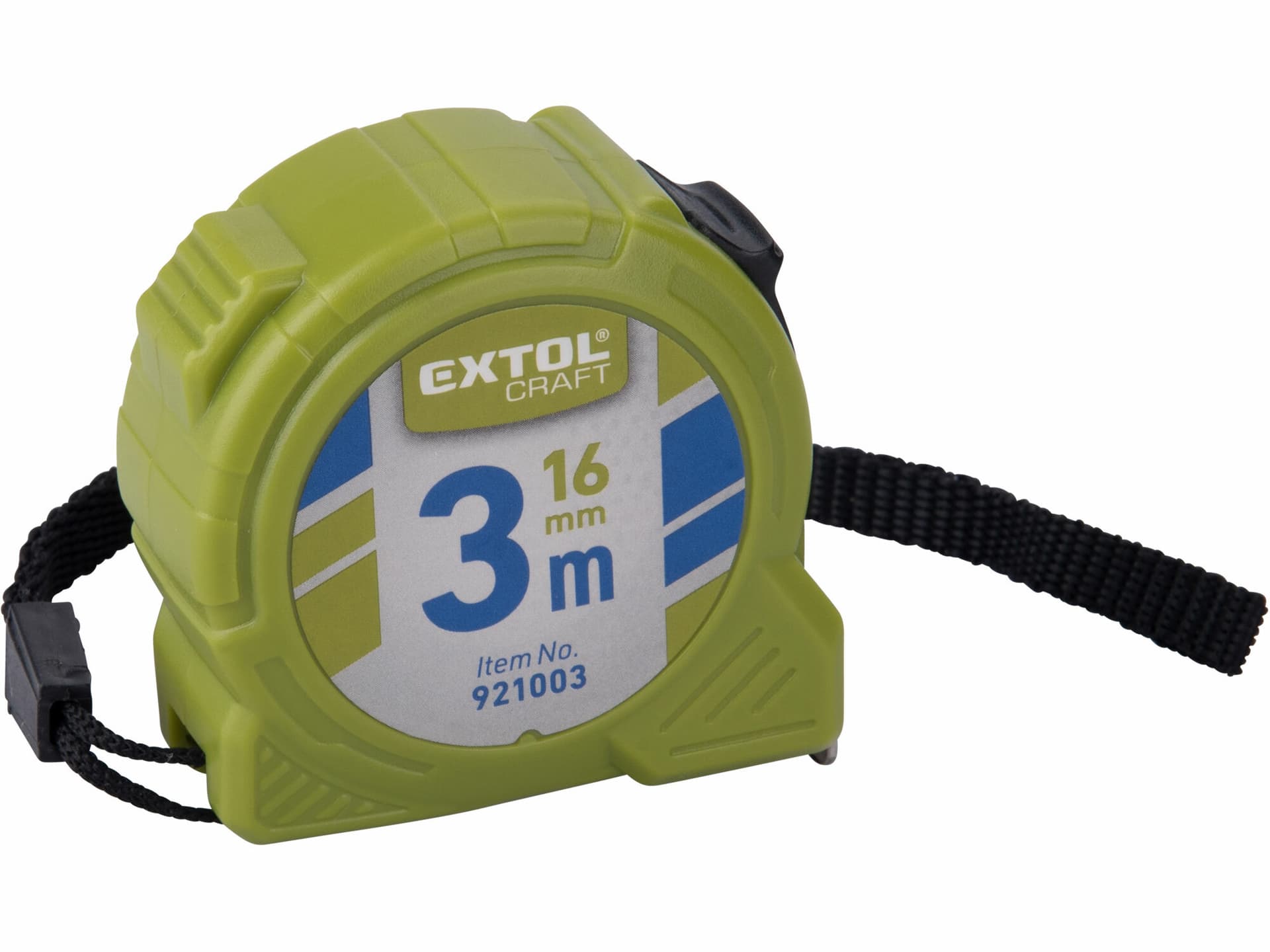 Metr svinovací 3m, šířka pásu 16mm, s brzdou