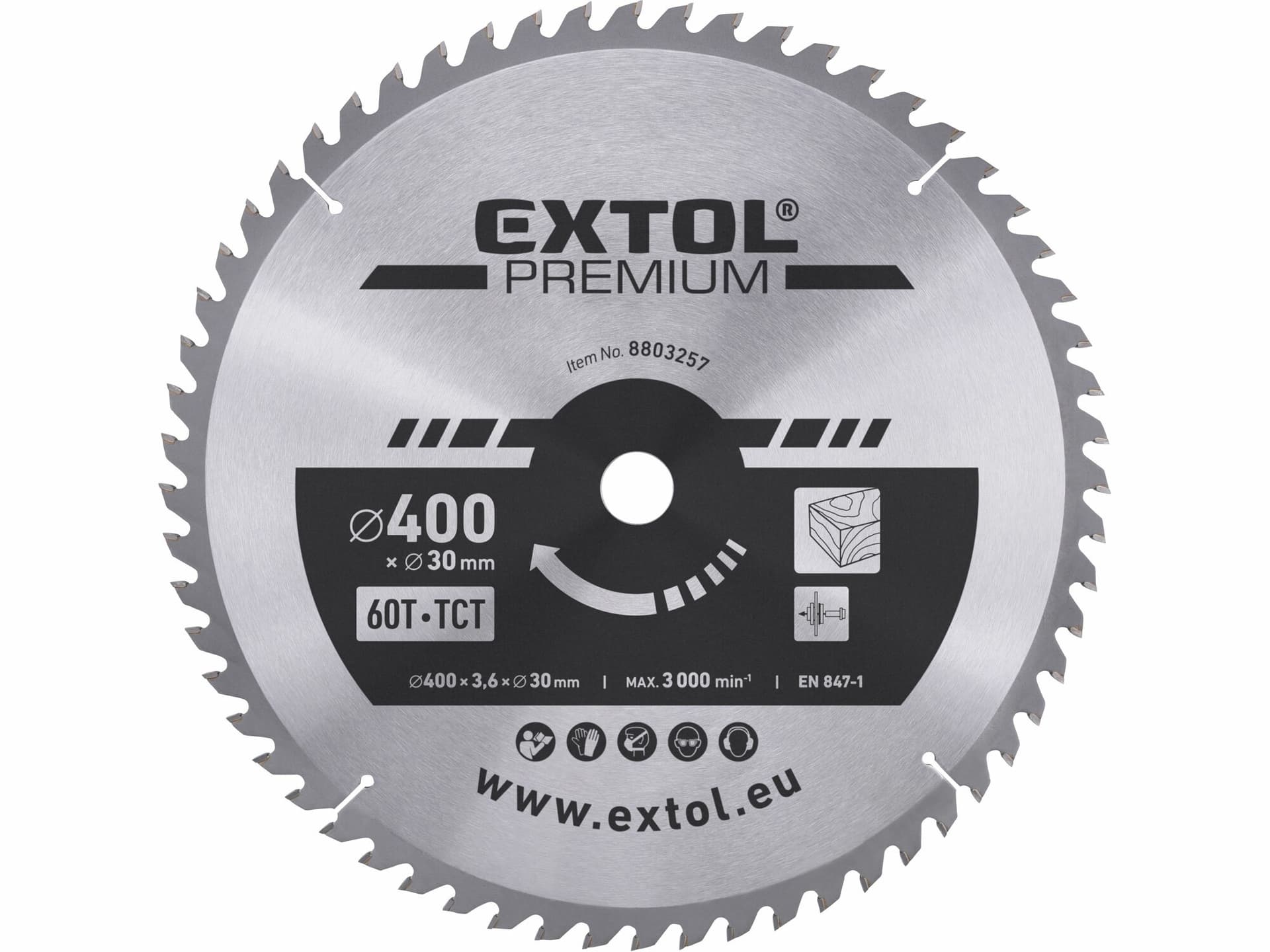 Kotouč pilový s SK plátky, Ø400x3,8x30mm, 60z