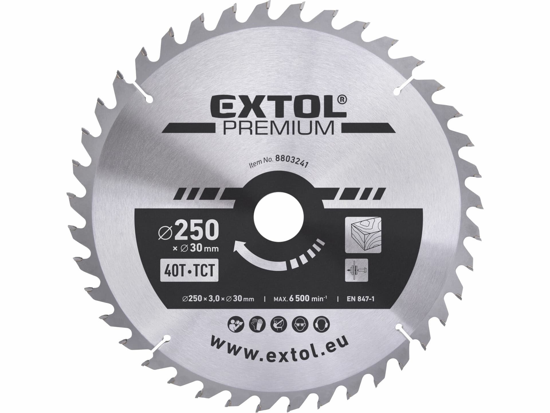 Kotouč pilový s SK plátky, Ø250x3,2x30mm, 40z