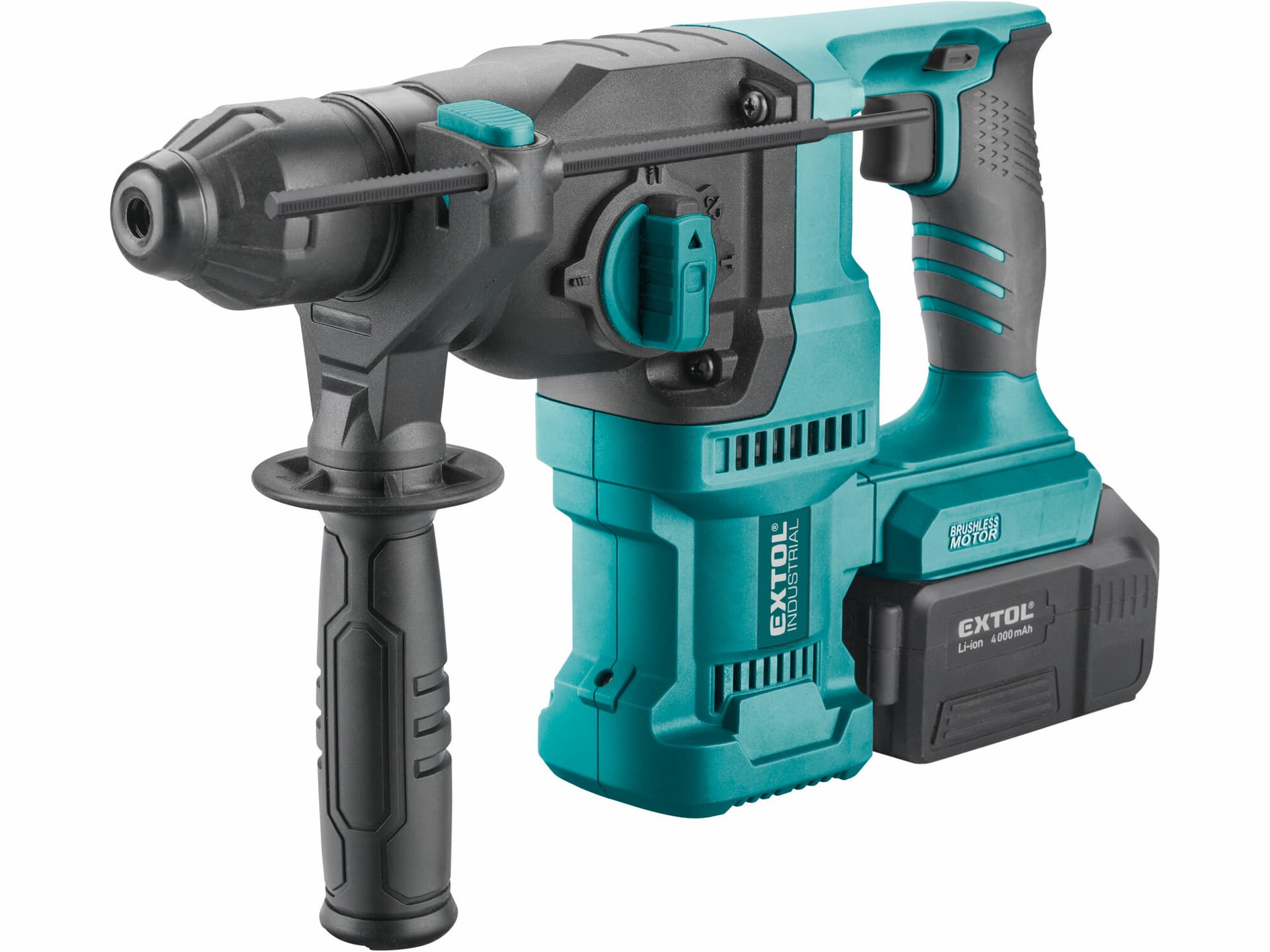 Kladivo vrtací aku Share20V, 1x 4Ah, SDS-plus, 2,6J, bezuhlíkový motor