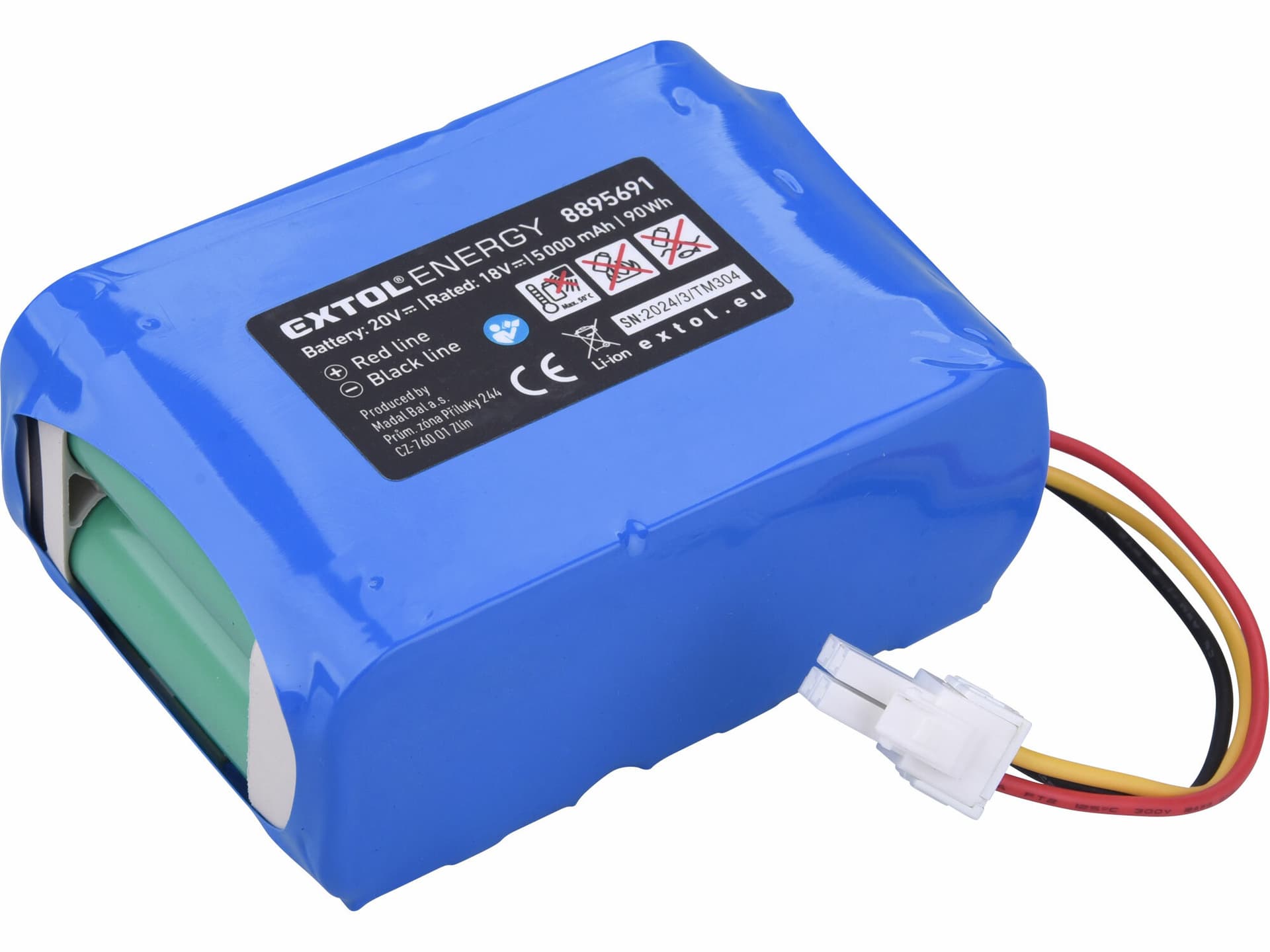Akumulátor 20V/5Ah Li-ion, pro 8895650, 8895651