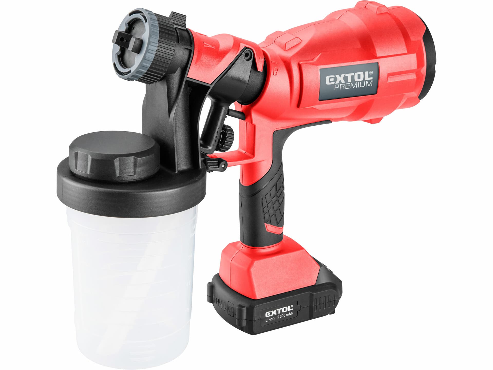 Pistole stříkací aku Share20V, 1x 2Ah, 700ml/min