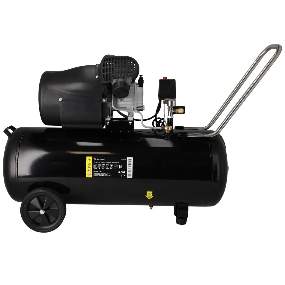 Kompresor olejový 2-válec do V, 100L ,2,3kW 412L/min,8bar