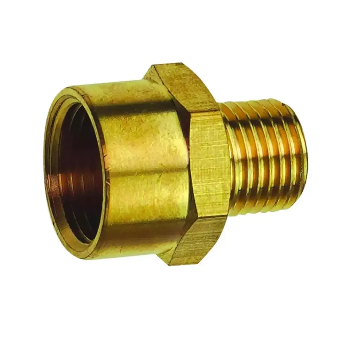 Redukcia 1/4" vnější závit (M) x 3/8" vnútorní závit (F)