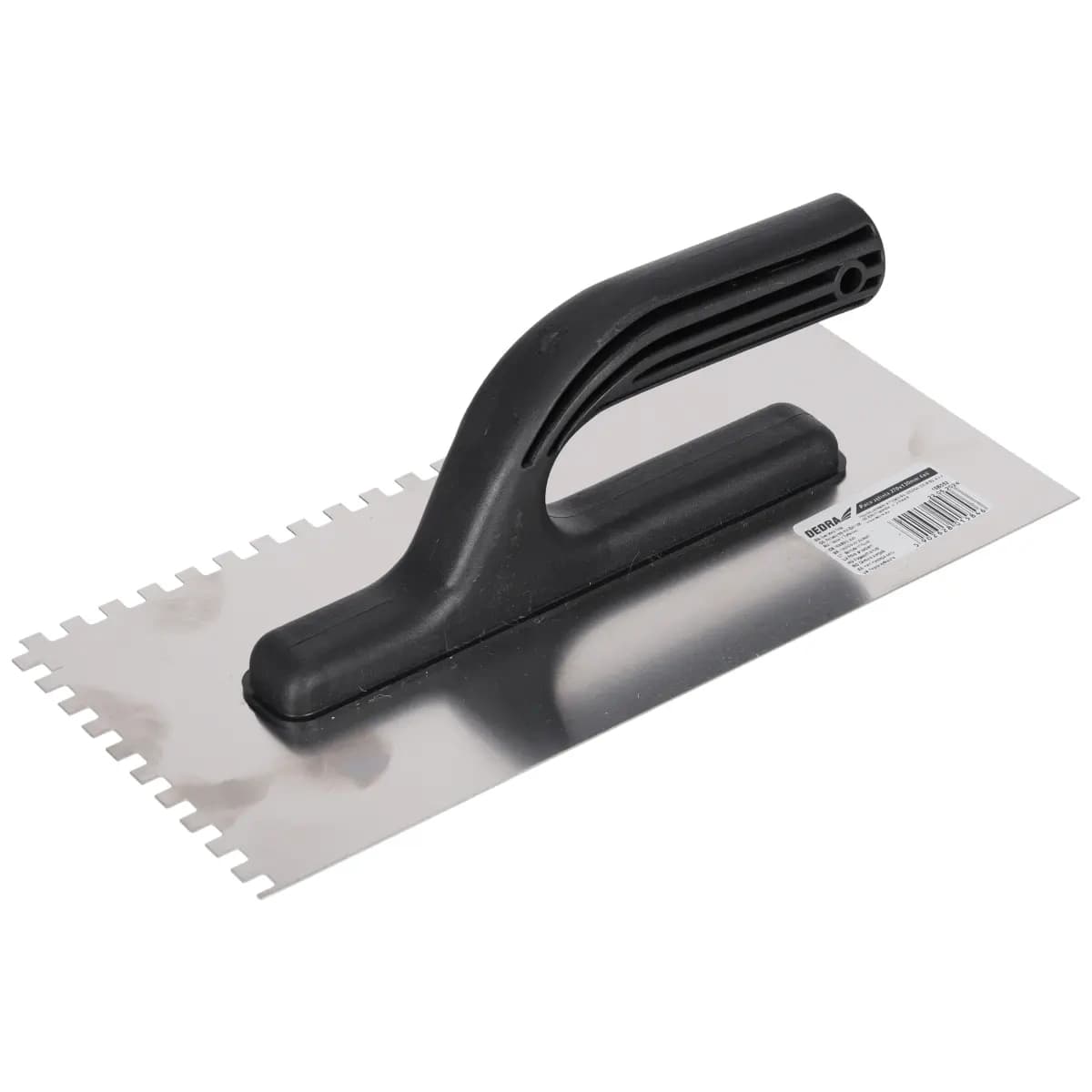Zubové hladítko z nerezové oceli 270x130 mm 6*6