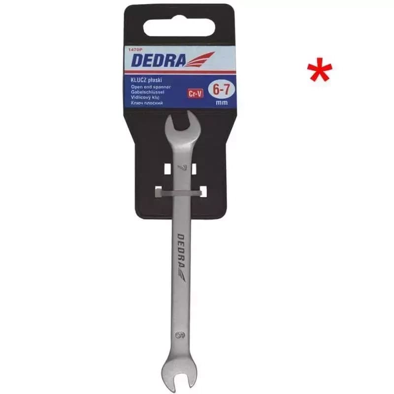 Vidlicový oboustranný klíč CrV 21 x 23 mm v držáku