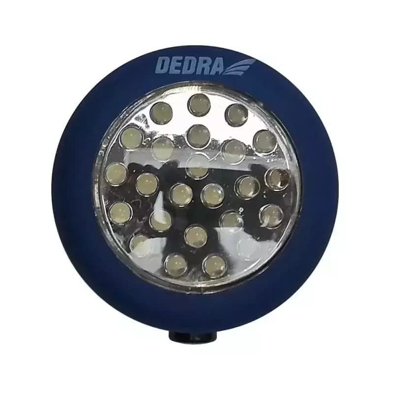 LED svítidlo, 24 LED, kulatá, magnet a háček, min. obj. 12 ks