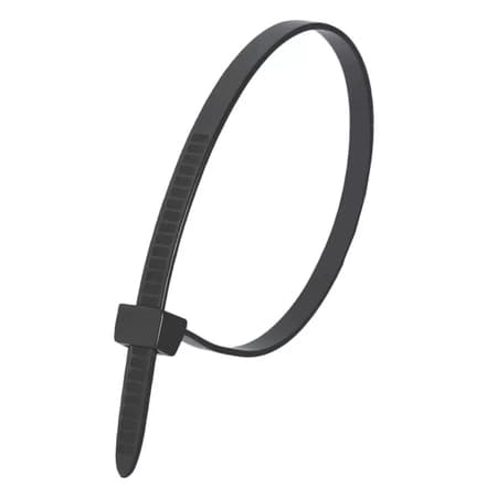 Nylonové stahovací pásky 3,6X200 mm černá 25 ks. (11AC36201)