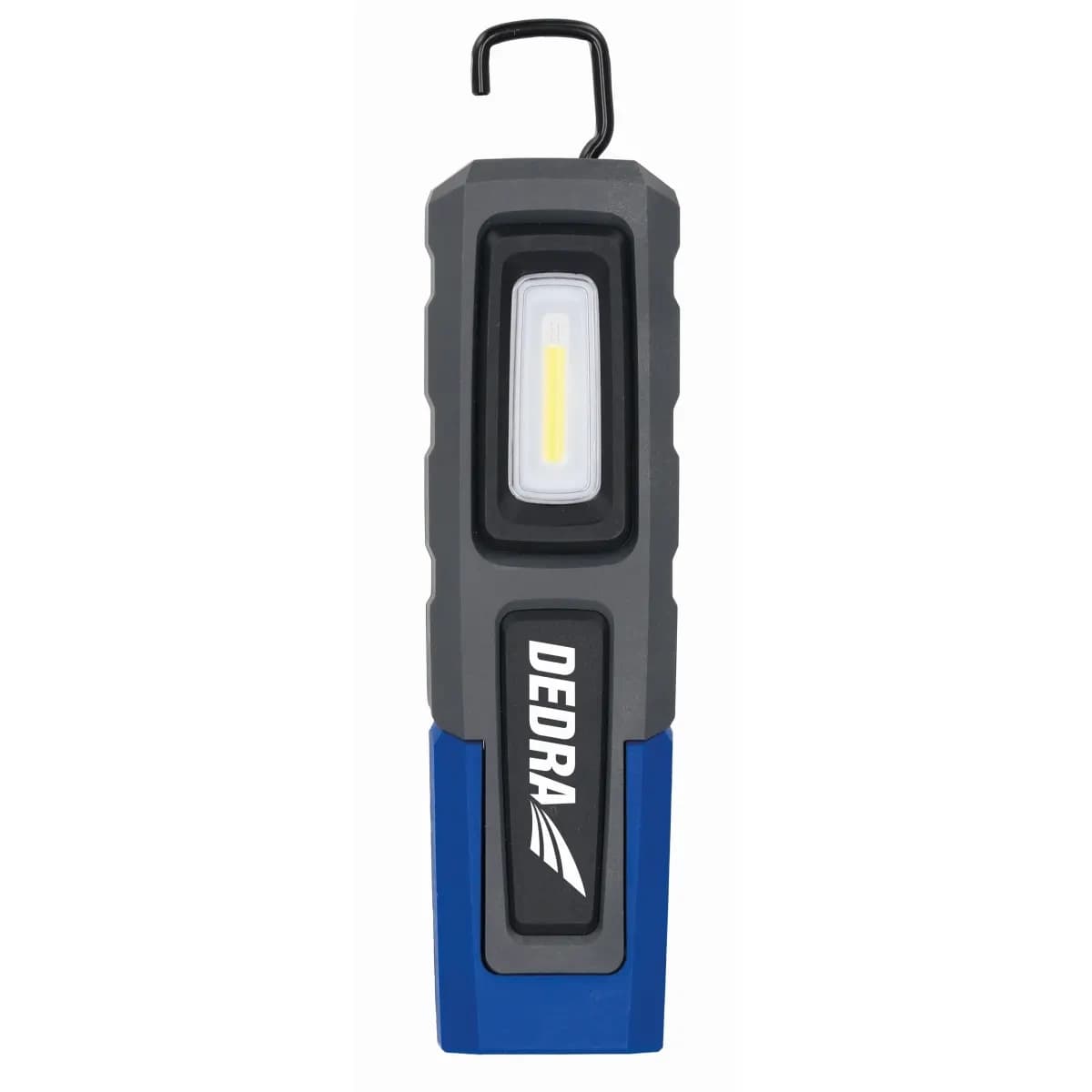 Baterka COB LED + SMD LED + UV, 400lm, háček, magnet