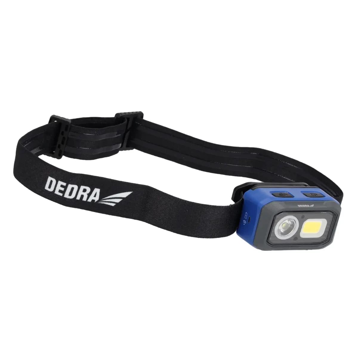 Čelní baterka 500lm, detektor pohybu, baterie 1000mAh/3xAAA