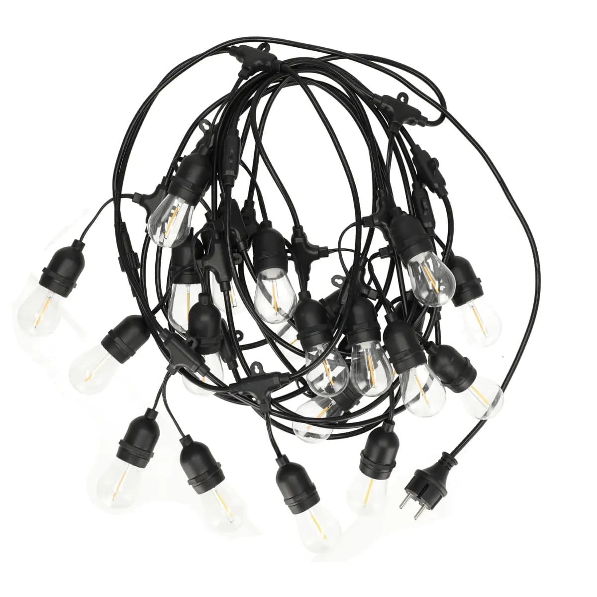 Zahradní girlanda 10m, 20 LED žárovek, 220V