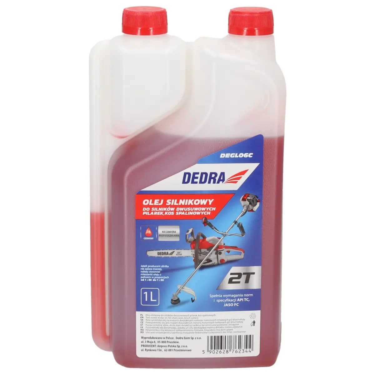 Olej pro dvoutaktní motory 1 L s dávkovačom
