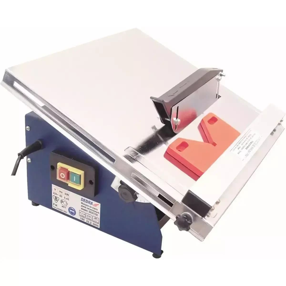 Řezačka obkladu a dlažby 450W,180mm diamant.kotouč,stůl 395x385mm