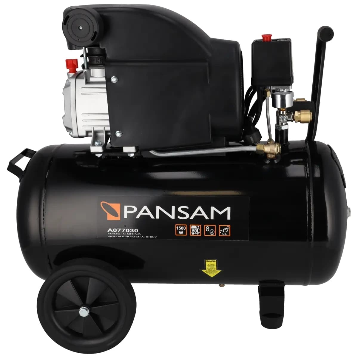 Kompresor olejový 1500W, 8atm, 50litrů, 200l/min