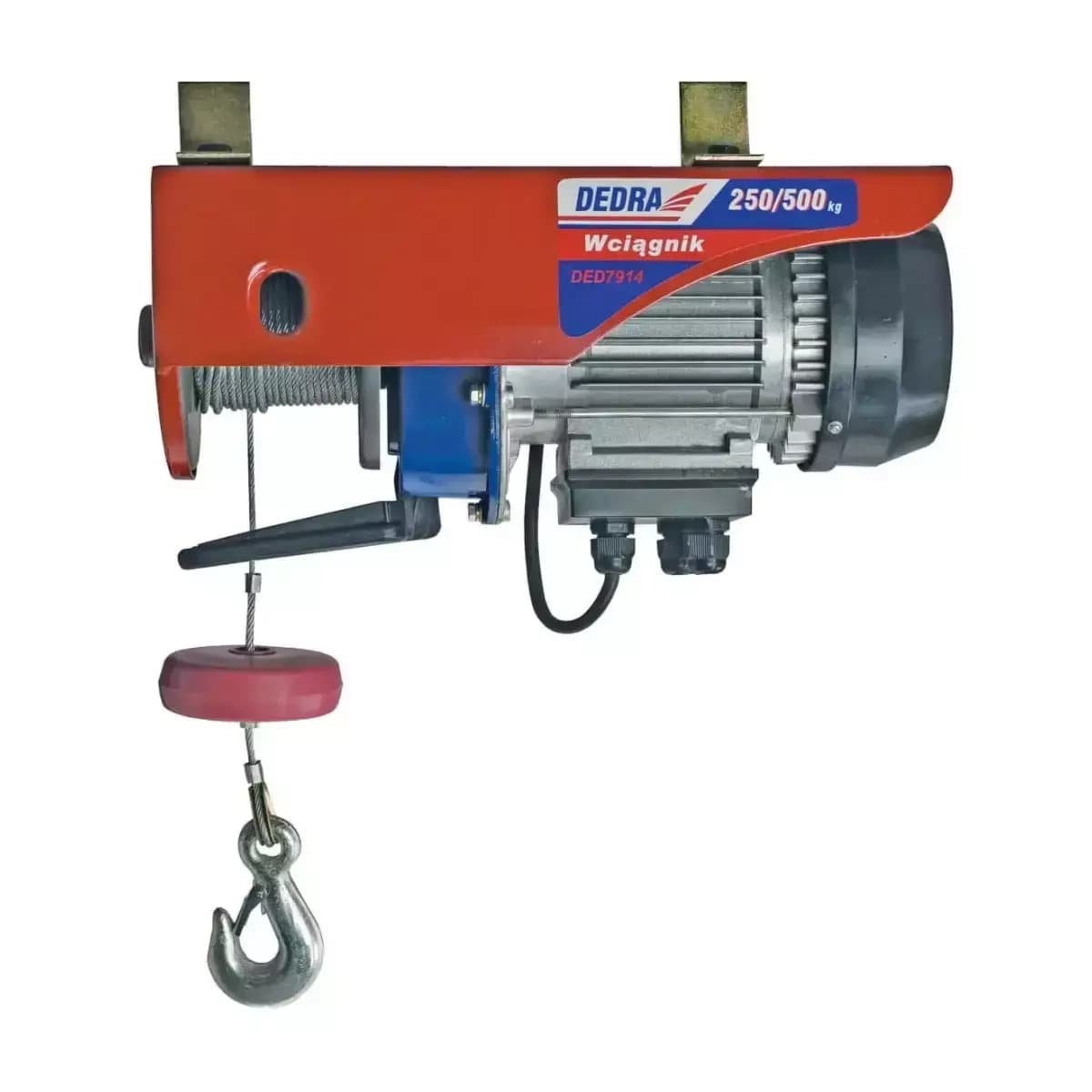 Elektrické zvedací zařízení lanové 550W, 250/kg/6m; 125/kg/12m