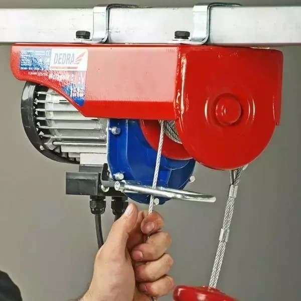 Elektrické zvedací zařízení lanové 550W, 250/kg/6m; 125/kg/12m – 3