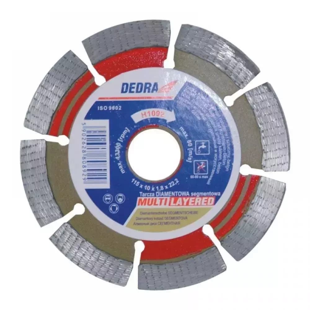 Diamantový řezný segmentový kotouč 230mm/22,2 MULTI-LAYER