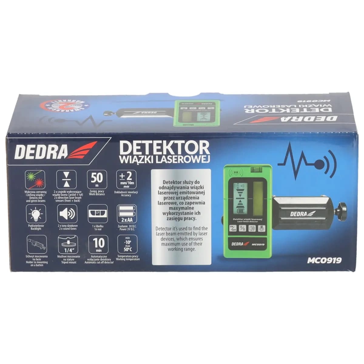 Detektor laserového paprsku 50m – 2