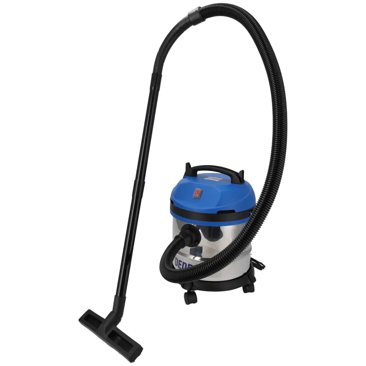 Dílenský vysavač pro vysávání na sucho-mokro, motor 1200W, sání 31 litrů/sek., obsah nádoby 20L, podtlak 9,3kPa. Součást balení:skládaný filtr, houbový filtr pro vysávání na mokro, papírový