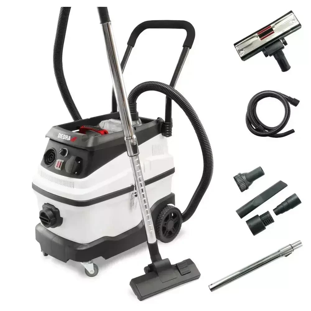 Průmyslový vysavač na vysávání nasucho a namokro 1600W 30L