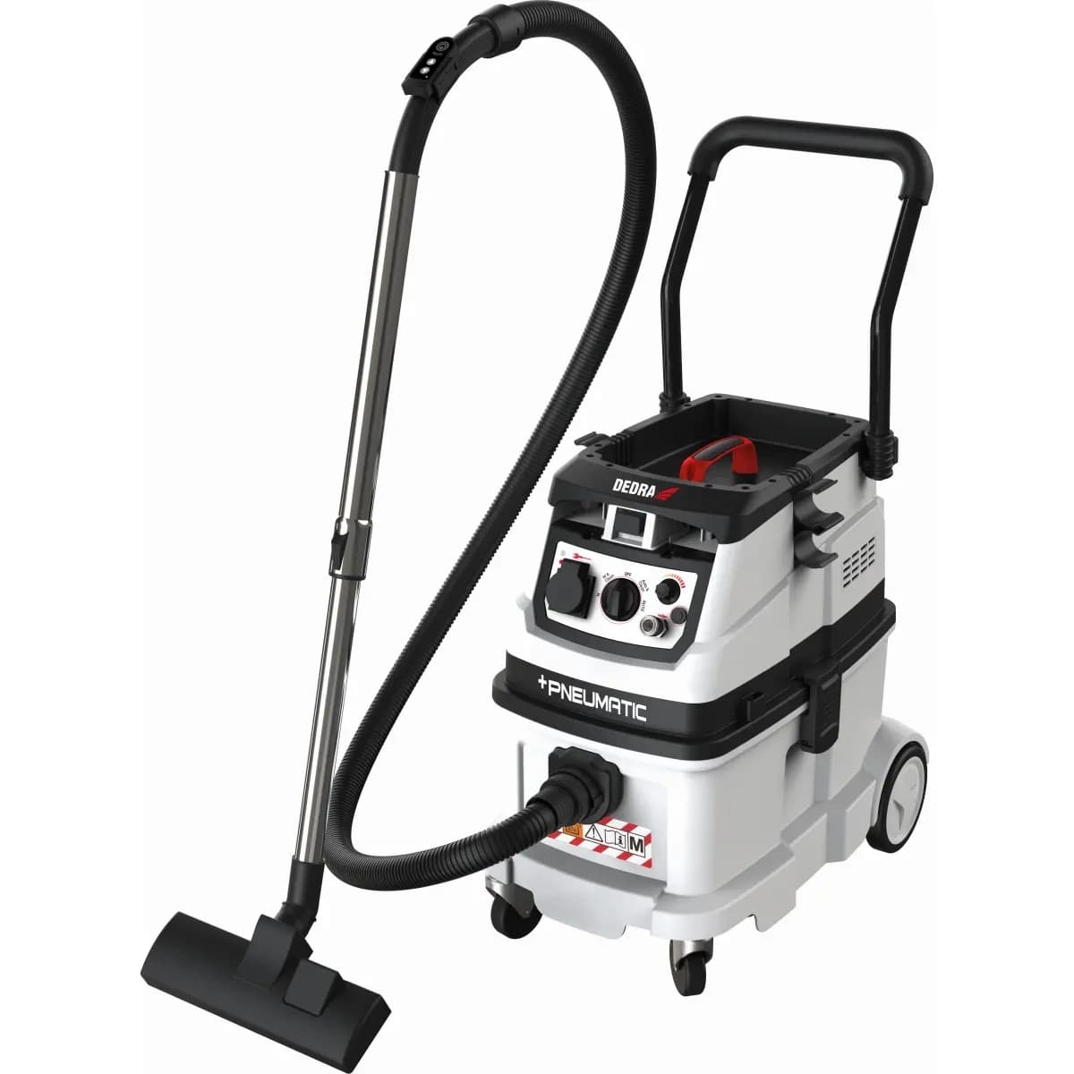 Průmyslový vysavač s funkcí automatického čištění filtru, třída M, pneumatické připojení